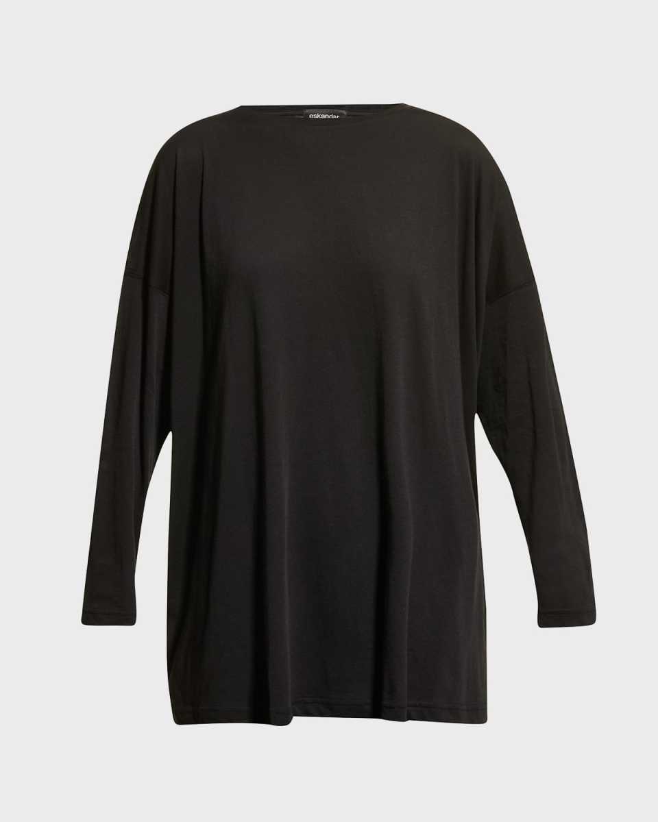 Ultra-Light Cotton Long-Sleeve T-Shirt (One Size)